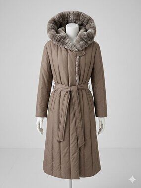 Vintage 1970s Smug Quilted Maxi Coat